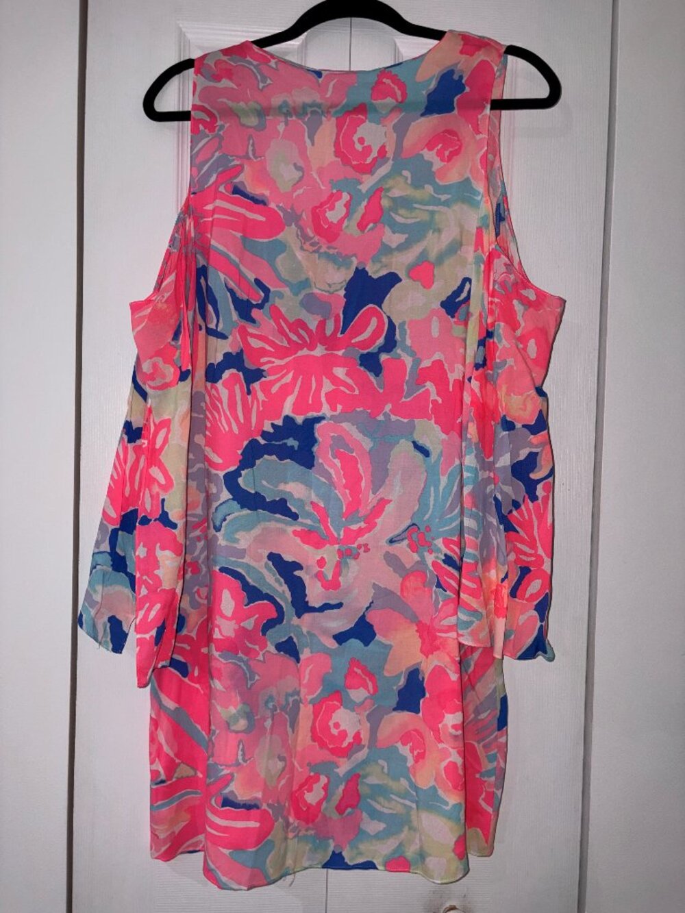 Lilly Pulitzer Benicia Open Shoulder Tunic Dress - Multi Playa Hermosa Size Med - Picture 3 of 7